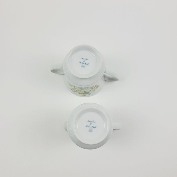 Fashion Royale Ashley Creamer & Sugar Bowl, Spring Floral Tea Decor, Japan - Picture 6 of 9